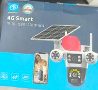 O-KAM-3925 4G SOLAR 3MP+3MP  Dual Lens  PTZ Camera OKAM  solar güneş panelli